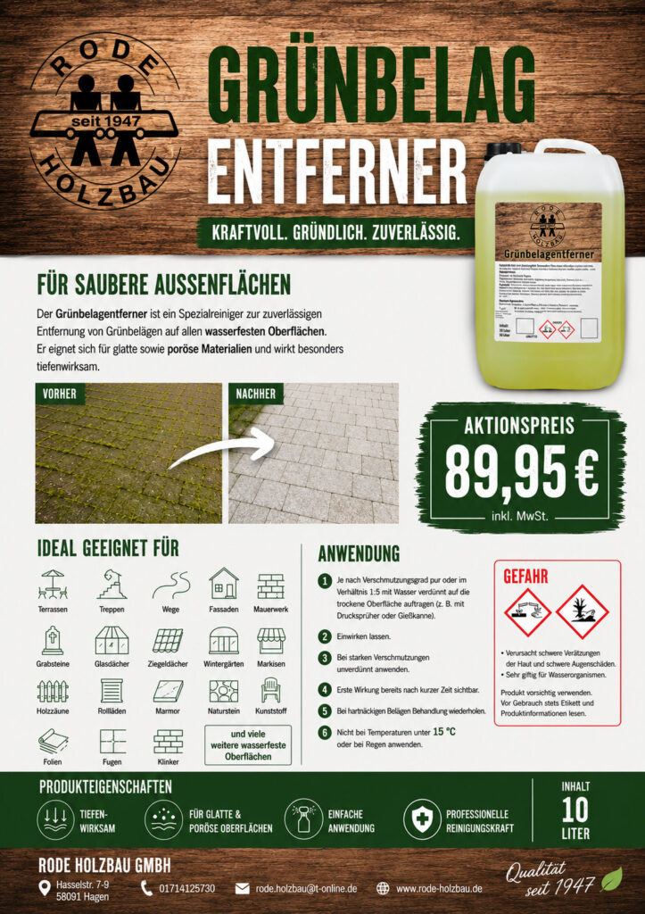 Aktion Grünbelagentferner